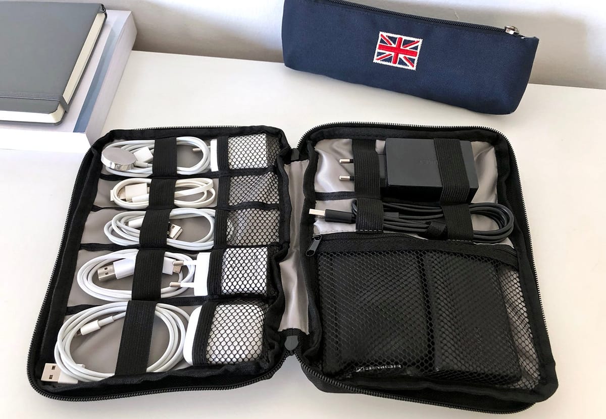 Estuche organizador de cables