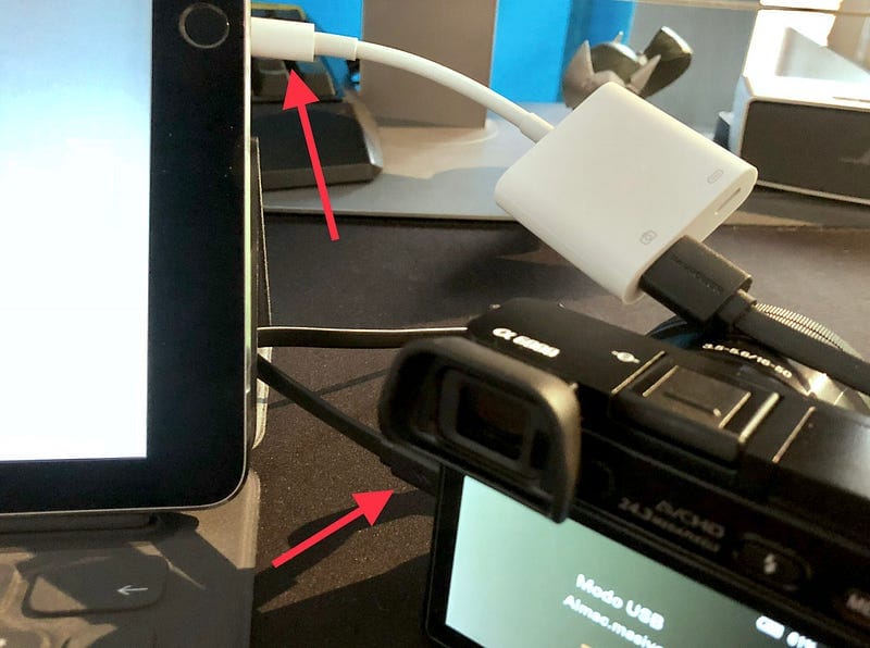 Utilizando el iPad Pro en viaje como backup fotográfico de mi cámara