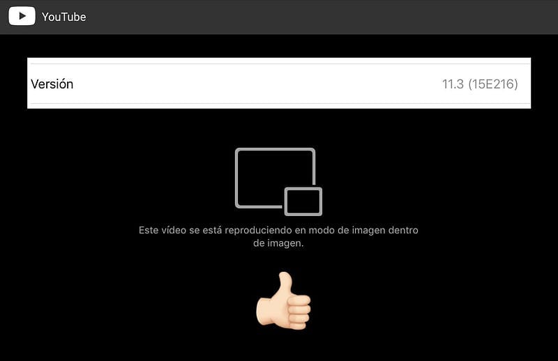 Solución a la falta de Picture in Picture de Youtube en iOS 11