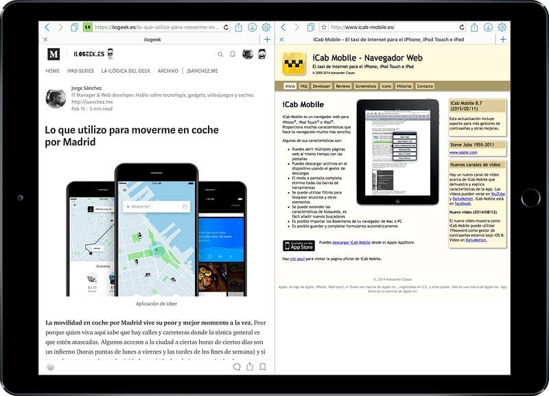 iCab Mobile- una alternativa para Safari a tener muy en cuenta