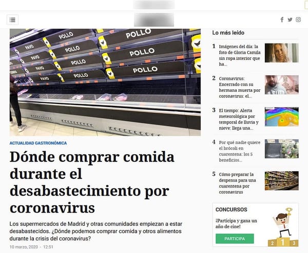 El coronavirus vuelve a enseñarnos lo peor de los medios de comunicación